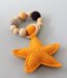 Starfish teething ring