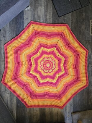 Mandala Octagon Fire