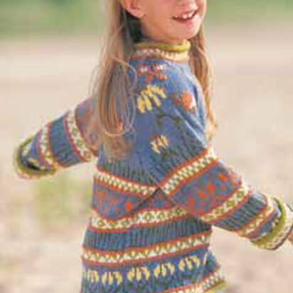 Enchanted Garden Sweater in Patons Astra