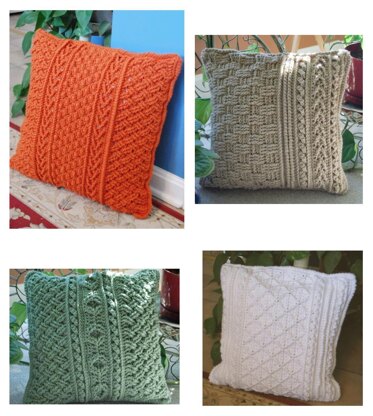 Aran Afghans Matching Pillows to Crochet