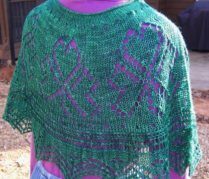 Brede's Emerald Isle poncho