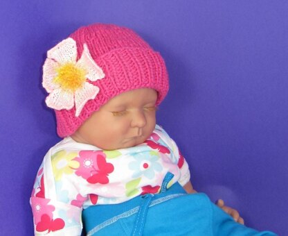 Baby Flower Beanie Hat