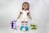 Crochet Doll Pattern, Amigurumi doll pattern, XLarge doll, 24"/61cm, Tobin