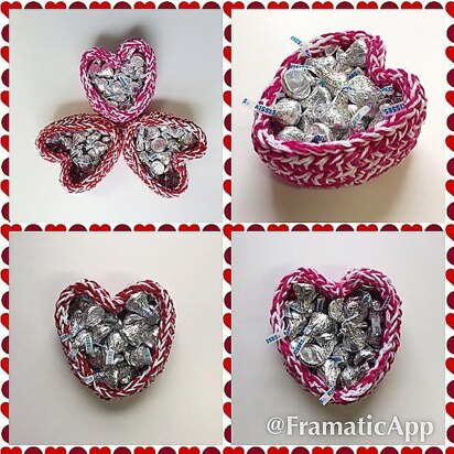 Valentine's Day Heart Basket