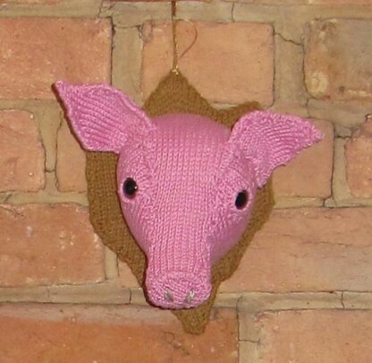 Wall Mounted Pig's Head