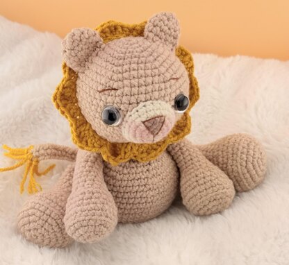 Léo Lion - Receita grátis de amigurumi
