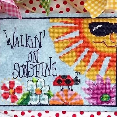 Luhu Stitches Walkin' On Sunshine - Downloadable PDF