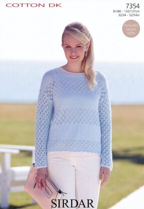 Sweaters in Sirdar Cotton DK - 7354