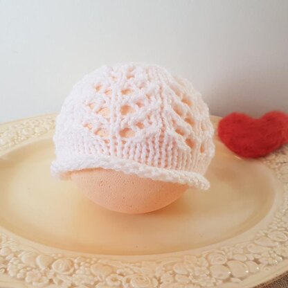 Lacy Baby Girl Beanie