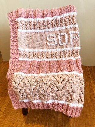 Personalised & Textured Blanket - ANY NAME!