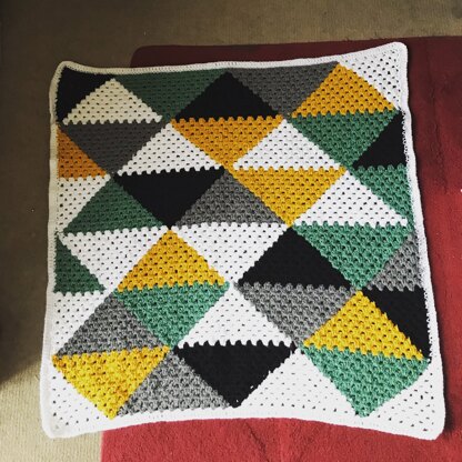 Love Triangles Baby Blanket