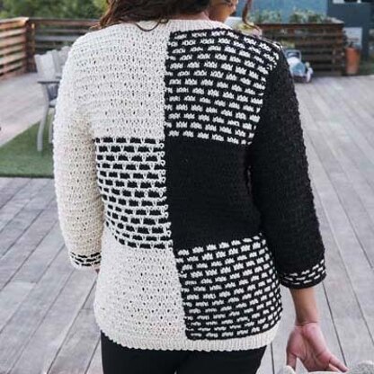 Trendsetter Yarns 6000G Pure Love - Brick Stitch Pullover PDF
