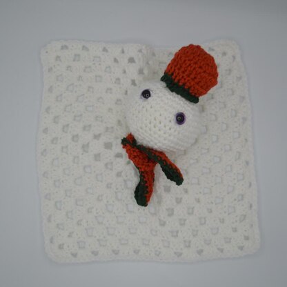 Arctic No Nose Snowman Lovey