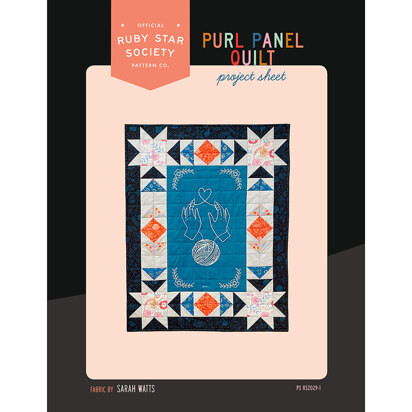Moda Fabrics Purl Panel Quilt - Downloadable PDF