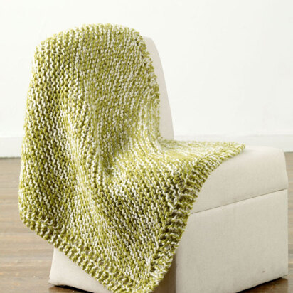 Gleeful Tweed Baby Blanket in Lion Brand Jiffy - 90142AD - knitting pattern