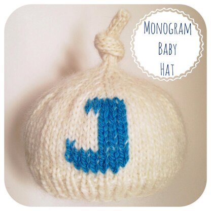 Monogram Baby Hat