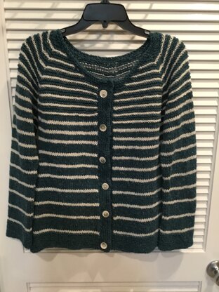 #22 Striped Cardigan by Katherine Mehls