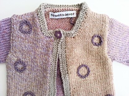 Single Button Girl's Cardigan