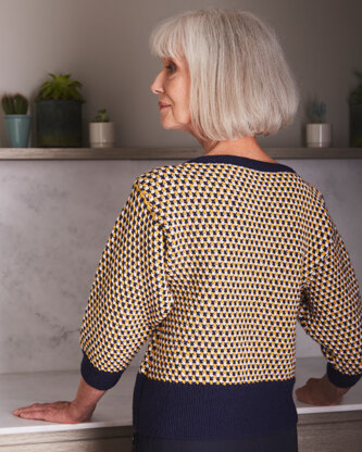Sabina Sweater - Knitting Pattern For Women in MillaMia Naturally Soft Merino