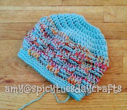 Basketcase Messy Bun Beanie