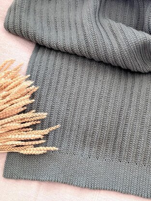 Laurel Knit-Look Blanket