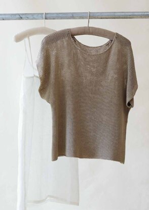 Siena Top in Erika Knight Studio Linen - Downloadable PDF