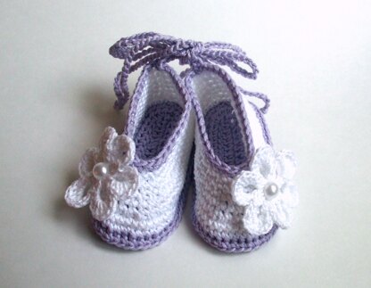 Flower baby slippers