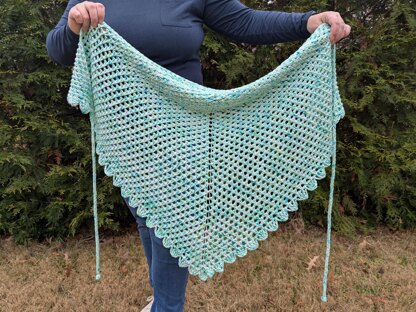 Horizon Tunisian Shawl