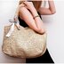 Large summer raffia bag