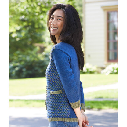 1140 Hereford - Cardigan Knitting Pattern for Women in Valley Yarns Westfield