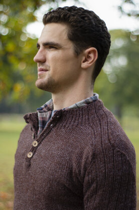 Men's Jumper Lumber in Universal Yarn Deluxe Worsted - Downloadable PDF