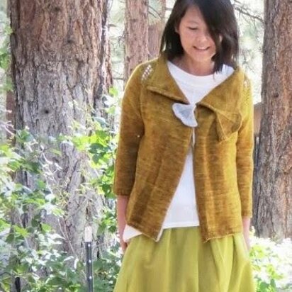 Ginkgo Cardigan - knitting pattern