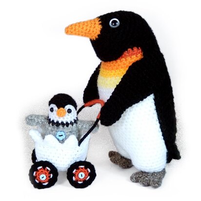 Crochet Kit Poppy the Penguin. Beautiful Amigurumi Kit