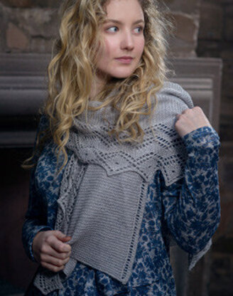 Lace Shawl in The Fibre Co. Meadow - Downloadable PDF