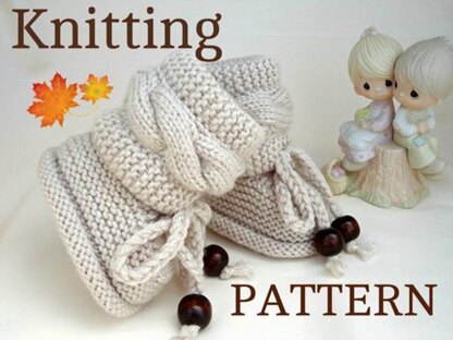 Knitting PATTERN Baby Shoes Baby Uggs Eric