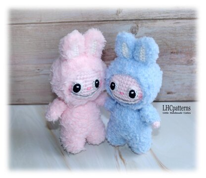 Smiling Bunny / Labubu Crochet Pattern