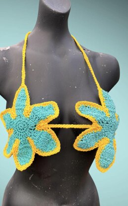 Water Lily Crochet Bralette