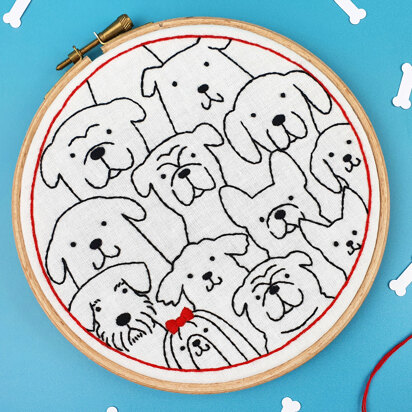 Oh Sew Bootiful Dogs Embroidery Kit