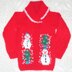 Christmas Trees and Snowmen Sweater