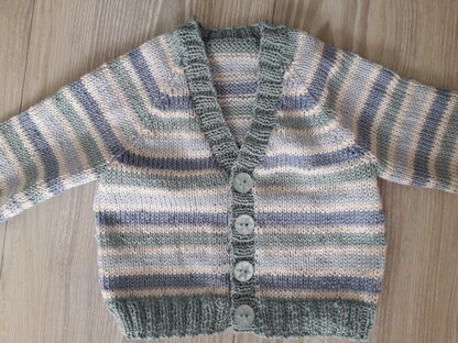 baby cardigan in King Cole Giza