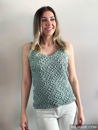 Tulip Square Tank Top