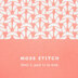 Debbie Bliss Moss Stitch Tea Towel