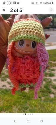 La Aviator Hat Doll Pattern