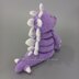 Mini Stegosaurus stack toy