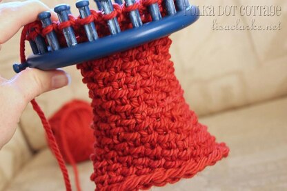 Luxurious Loom-Knit Neckwarmer