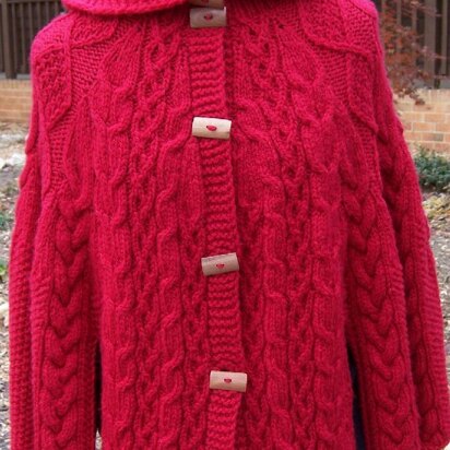 Nollag Seal (Christmas Shawl) cape - knitting pattern