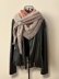 Flat Triangular Scarf "Opora"