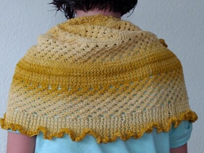 Lemon slice shawl