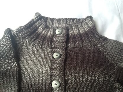 Chunky knit cardigan