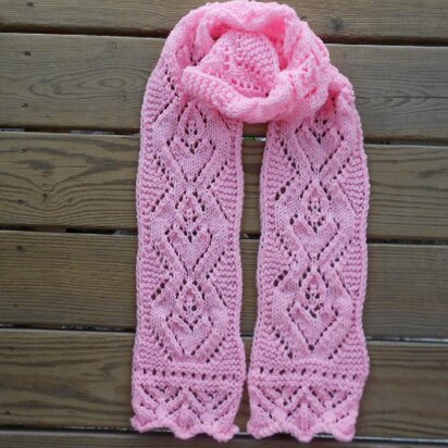 Valentines In Lace Scarf